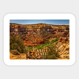 Utah State Route 12 Scenic Drive Sticker